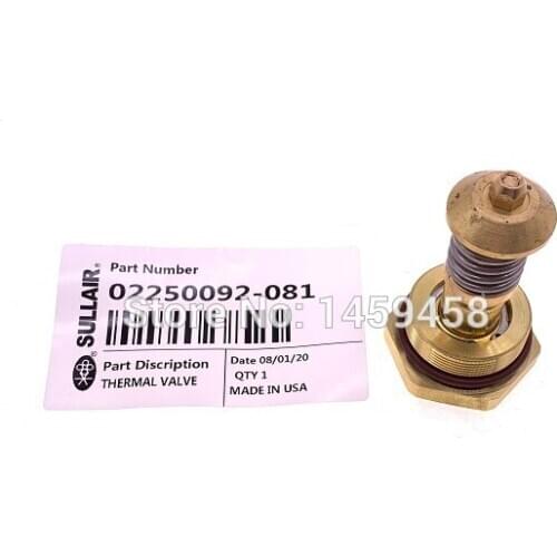 Free shipping 4pcs/lot 02250092-081 Sullair LS10 air compressor temperature control valve thermostat valve kit thermal valve