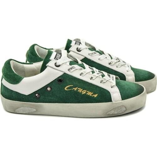 CANGMA Luxury Brand Designer Men Sneakers Suede Leather Moccasins Vintage Casual Shoes Footwear Male Shoe 2021