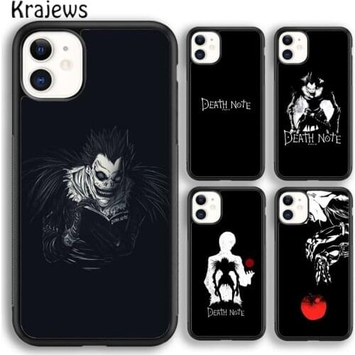 Krajews Anime Manga Death Note Ryuk Phone Case Cover For iPhone 5s SE 2020 6s 7 8 plus X XS XR 11 12 mini pro max coque Shell