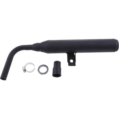 Motorcycle Exhaust Muffler Pipe - Noise Sound - Tail Refit Assembly - Fit for Yamaha PW50 50 ATV Dirt Bike - Black