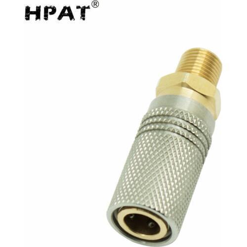 HPAT 2 pcs/lot E Quick Coupler Socket 1/8NPT 1/8BSPP M10*1 Thread - US Standard C02 HPA