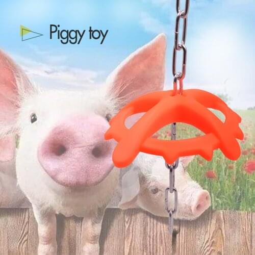 Toys for piglet veterinary instruments food calling animal welfare for pig farrowing crate associated tools plastic farm animals