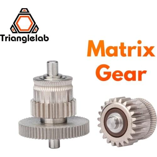 Trianglelab Matrix Gear Matrix Extruder Core Gear Set Plated Copper Gear (Alloy copper) Repair Extruder 3D Printer Accessories