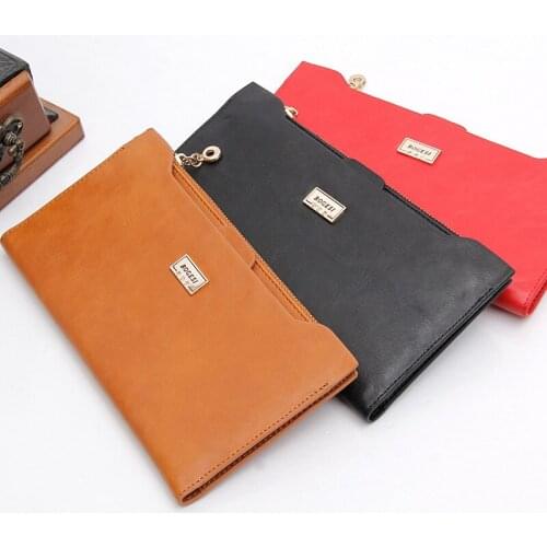 Fashion Womens Long Wallet Zipper Money Bag Clutch Top Quality PU Leather Purse Card Holders Handbag