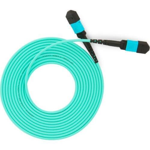 OM3 MPO-MPO 8 Core Fiber Optic Patch Cord Cable 10GB 50/125 Multimode Fiber Optic Cable 3M