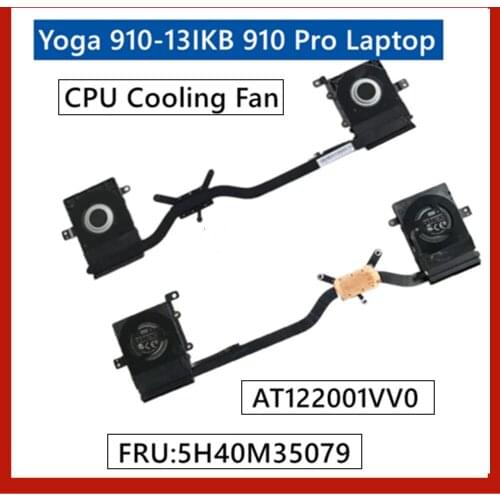 For Lenovo Yoga 910-13IKB 910 Pro Laptop Heatsink With Fan AT122001VV0