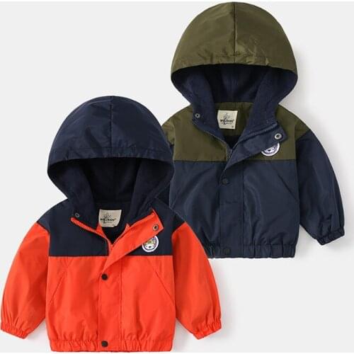 Autumn Waterproof Windbreaker For Boy Baby Trench Coat Kids Polar Fleece Jackets Children Clothing For Girls Thick Outwear 2-6Y