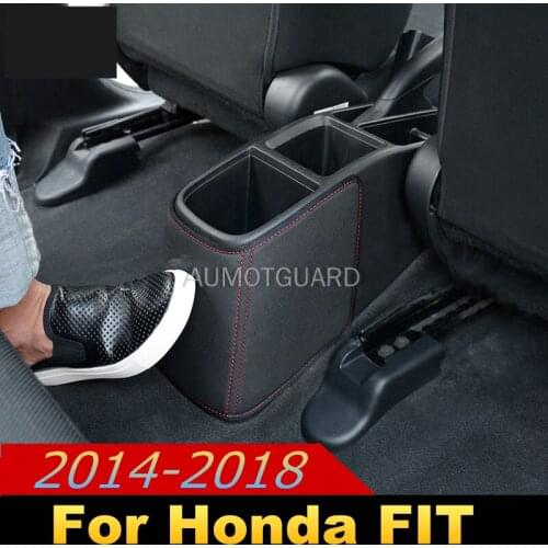 For Honda FIT JAZZ 2014-19 car armrest box anti-kick pad rear row anti-kick protection pad anti-dirty car decoration accessories
