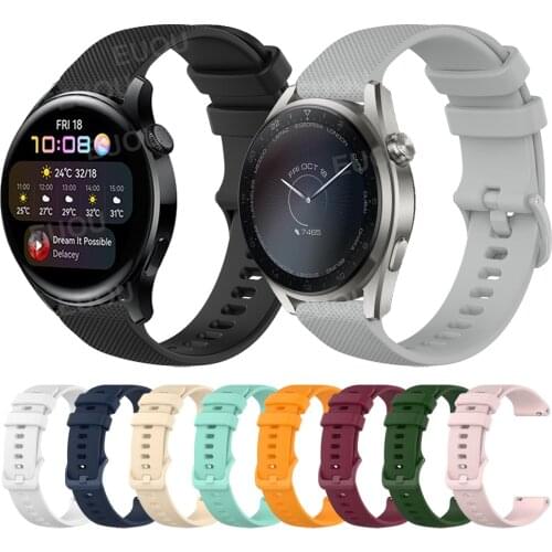 Wristband For HUAWEI WATCH 3 GT2 46mm Silicone Band GT 2 Pro/HONOR MagicWatch 2 Strap Watchband Replace Bracelet Belt Wriststrap