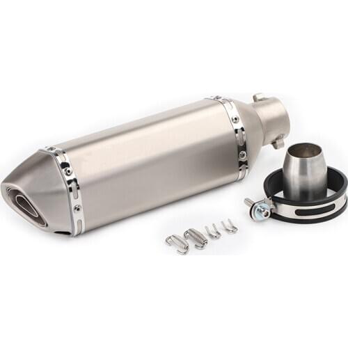 Motor Slip On Exhaust Pipe Hole Diameter 51mm Sliencers Link Pipe Muffler Motorcycle Motocross Universal Accessories