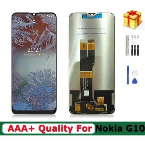 6.52" Pantalla Panel Glass For Nokia G10 LCD Display Touch Screen Spare Parts Digitizer Assembly Replacment With Repair Parts