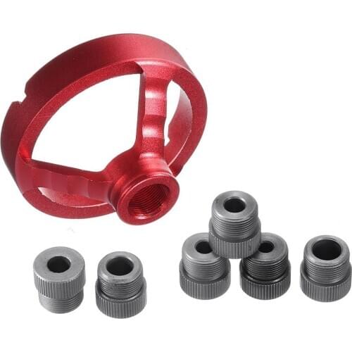 Aluminum Alloy 90 Degree Drill Guide Drill Bit Hole Puncher Locator Jig Hole Opener 5/6/7/8/9/10mm Bushing Woodworking Tools