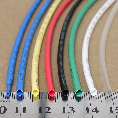 2mm Heat Shrink Tubing Polyolefin Insulation Shrinkage Ratio 2:1 UL ROHS