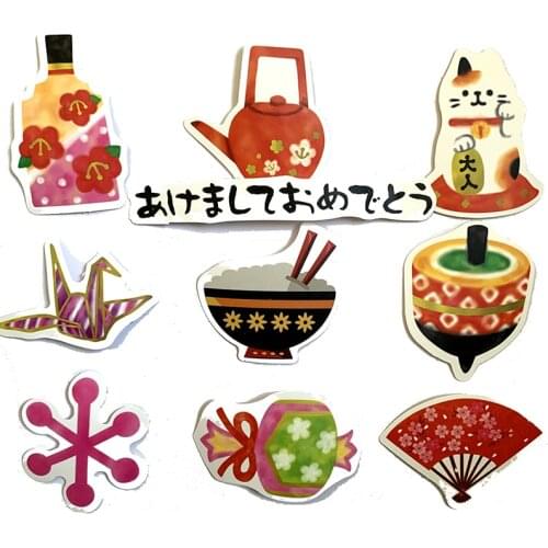 2021 Japanese handbill cute anime 50Pcs/Lot Waterproof cartoon Stickers For Luggage Laptop Bike Motorcycle Phone Car Case Decal