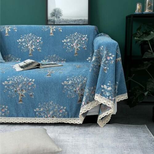 Thicken Chenille Non-Slip Sofa Protective Cover Throw Blanket Bedspread Casual Tapestry For Bed Office Travel Universal Blankets