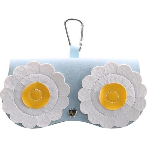 2020 INS Women PU Leather Cute Cartoon Eye Glasses Bag Glasses Case Storage Protection Sun Glasses Box Portable Eyewear Pouch