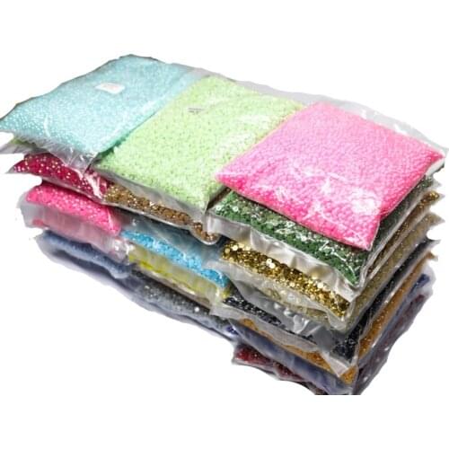 1.5mm~14mm All Size 24 Colors Pure White Flat back ABS round Half Pearl beads, imitation plastic half pearl beads