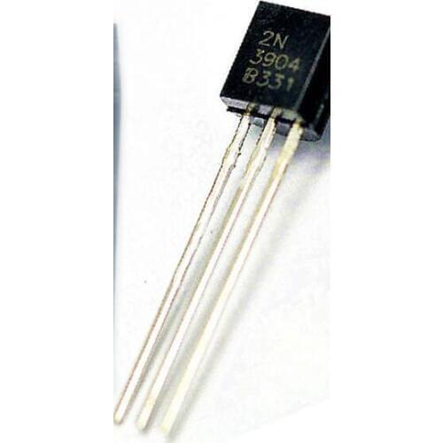 100pcs in-line triode transistor NPN General Purpose Amplifier TO-92 0.2A 40V NPN Original new 2N3904