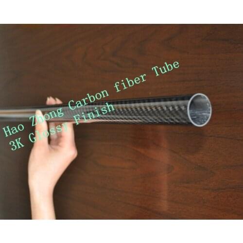 2 pcs 30MM OD x 28MM x 1000MM (1m) 100% Roll 3k Carbon Fiber tube / Tubing/shaft, wing tube Quadcopter arm Hexrcopter 30*28