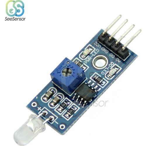 4Pins LM393 Light Sensor Switch Module Digital Photosensitive Diode Detection Switch Board Photodiode Module for Arduino