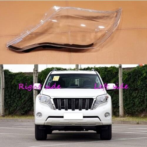 For Toyota Prado 2014 2015 2016 Car Headlight cover Headlamp Lens Auto Shell Cover