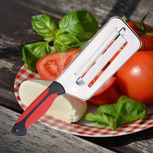 Double 2 Slice Blade Slicing Knife Kitchen Fish Scale Cleaner Knives Cabbage Cucumber Onion Slicer Peeler Vegetable Slicer