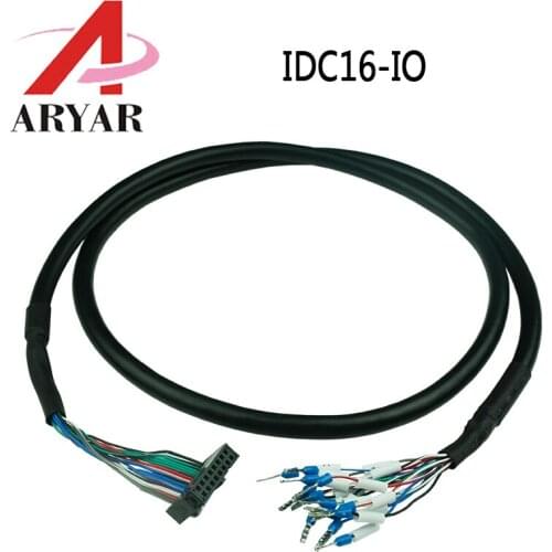 Serv IDC16 IO cable Extension Cable 16Pin Adapter Cable IDC16 converter terminal with numbered cable IO signal cable 16P 2.54mm