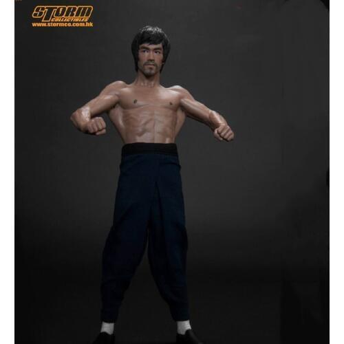 Kung Fu Master Bruce Lee Figure STORM Collectible Static sculpt Model Toys Gift Boxed