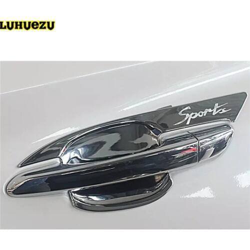 Luhuezu Chromed Door Handle Bowl Handle Cover For Hyundai Tucson Accessories 2015 2016 2017