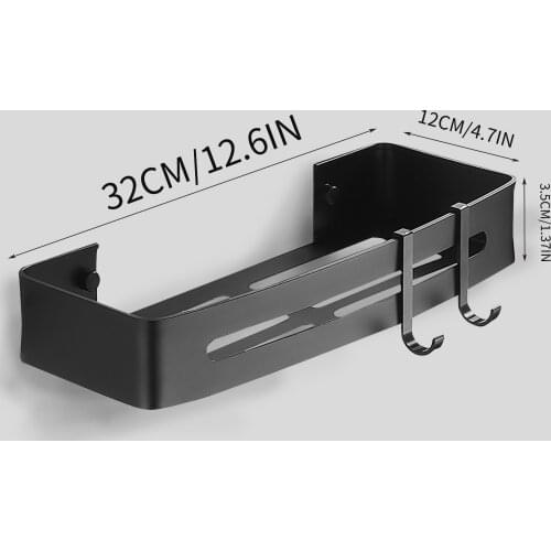 Stainless Steel Bathroom Rack Multi-function Punch-free Shower Shelf No Drilling Storage Rack Refrigerator Organizer Shelves New