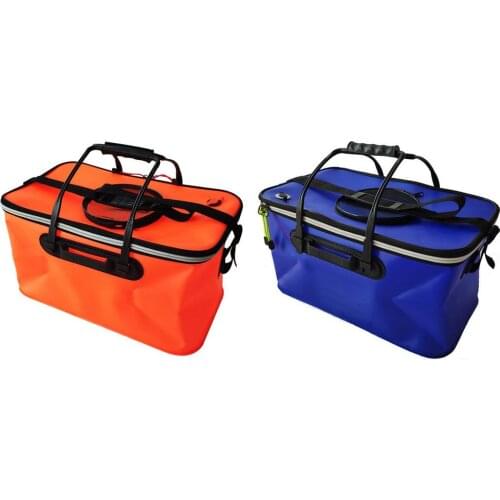 Portable Fishing Bag Fishing Bucket Folding Fishing Container Fishing Box Tank Bucket Camping Water Container Pan Basin Tackle