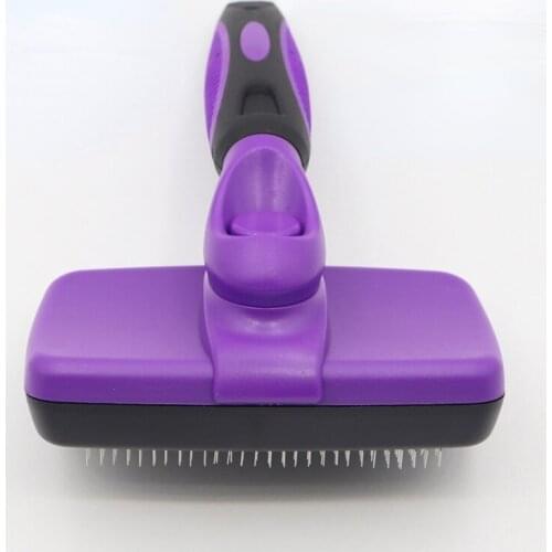 Self Cleaning Slicker Brush-Gently Removes Loose Undercoat, Mats and Tangled Hair-Dog or Cat with The Grooming Brush