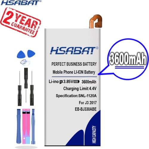 New Arrival [ HSABAT ] 3600mAh EB-BJ330ABE Replacement Battery for Samsung GALAXY J3 2017 SM-J330 J3300 2017 Edition