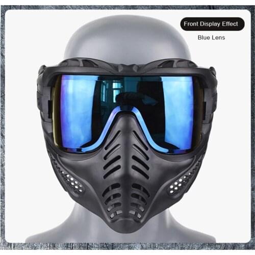 Tactical Mask SQB Khan Full Face Protective Mask Outdoor Action CS Equipment