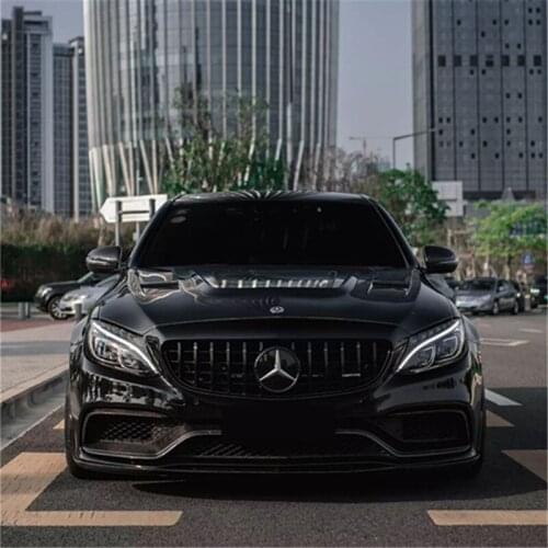 Sexy2021 Fit For Benz Mercedes C-class Cla E-class Amg A-class Cls Gt Medium Air Intake Grille
