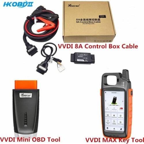 Xhorse VVDI Key Tool Max VVDI Mini OBD 8A Adapter Bluetooth Update Version of Key Tool Generate chip generate remote