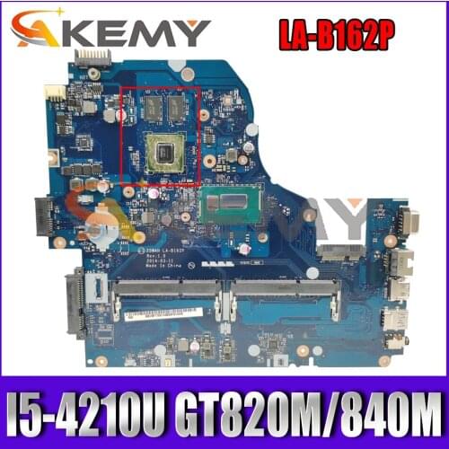 Z5WAH LA-B162P BA-B991P For Acer EK-571G E5-531 E5-571G V3-572G Laptop Motherboard With I5-4210U GT820M/840M 2G-GPU 100% Working