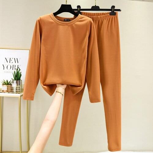 Women Pyjamas Sets Warm Coral Velvet Suit Flannel Long Sleeve Hoodie Letter Tops +Pants Sleepwear Animal Female Homewear