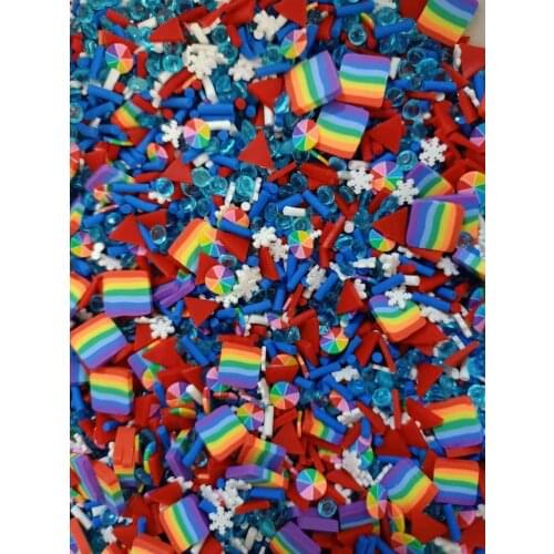 10G/Pack Mix Rhinestone 3D Polymer Clay Slices Sequins For DIY Decoration Sticker Acrylic Beauty Nail Arts Accessories
