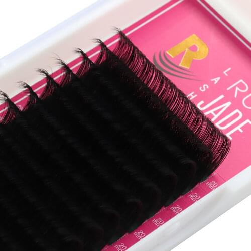 20mm Individual Eyelashes Extension Natural Soft Volume Lashes Faux Mink Classic Lashes Handmade Korea Silk Mink Lash Supplies