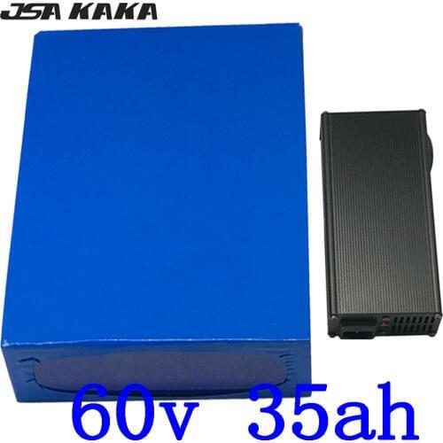 60V Lithium Battery 60V 20AH 25AH 30AH 35AH 40AH Electric Bike Battery 60V 1000W 2000W 3000W Electric Scooter Battery+5A charger