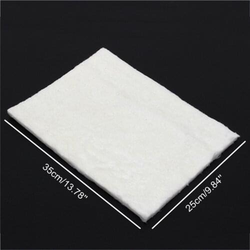 25x35cm 3/6/10mm Thickness Super Light Silica Aerogel Insulation Mat Lightest Solid Pad For Industrial Pipelines Storage Tanks