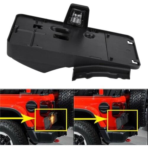 Car Rear License Plate Mounting Holder Bracket &Light for Jeep Wrangler JK 2006-2017 68064720AA