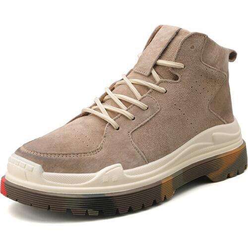 Men Casual Shoes Quality Autumn And Winter Leather Man Casual Sneakers Lace Up Men Fashion Sneakers Brand Tooling Shoes