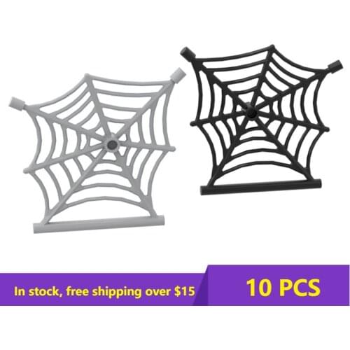 10PCS MOC Bricks 90981 Spider web with rod ldd90981 For Building Blocks Parts DIY Construction Classic Brand Gift For children