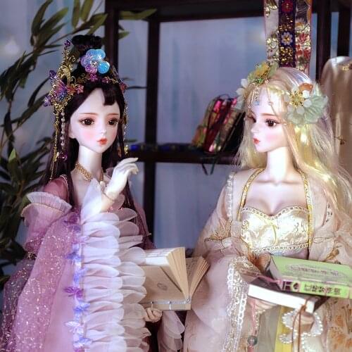 DBS doll Dream Fairy 1/3 BJD Ancient Series mechanical joint Body With makeup Including hair eyes clothes 62cm height girls