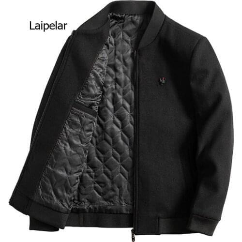 Laipelar Mens Wool Coats