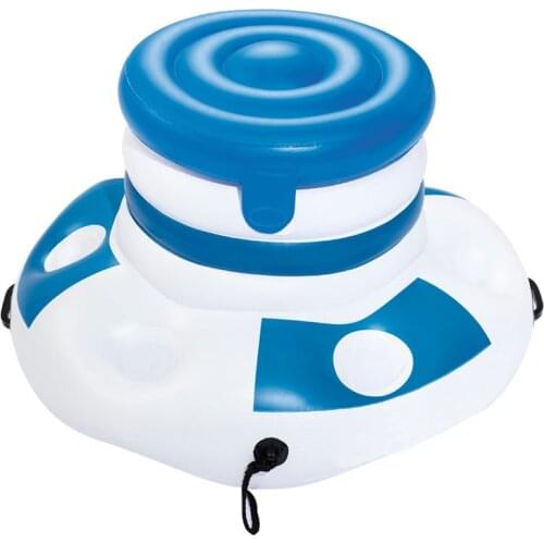 Ice Bucket Cooler 6 Cup Holders Summer Water Sports Party Fun Air Mattress Inflatable Beer Drink Holder Pool Floats