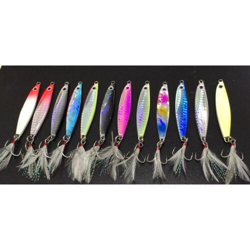 Hot Sale 5cm7g Metal Lure Fishing Spoon Freshwater Fishing Hard LureSliceJigBait Spoon Fishing Tackle Metal Jigging