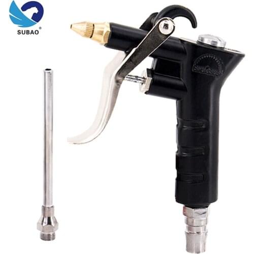 NPN989 Mini dust gun pneumatic tool with 7.5mm air inlet and 10cm long furniture cleaning nozzle